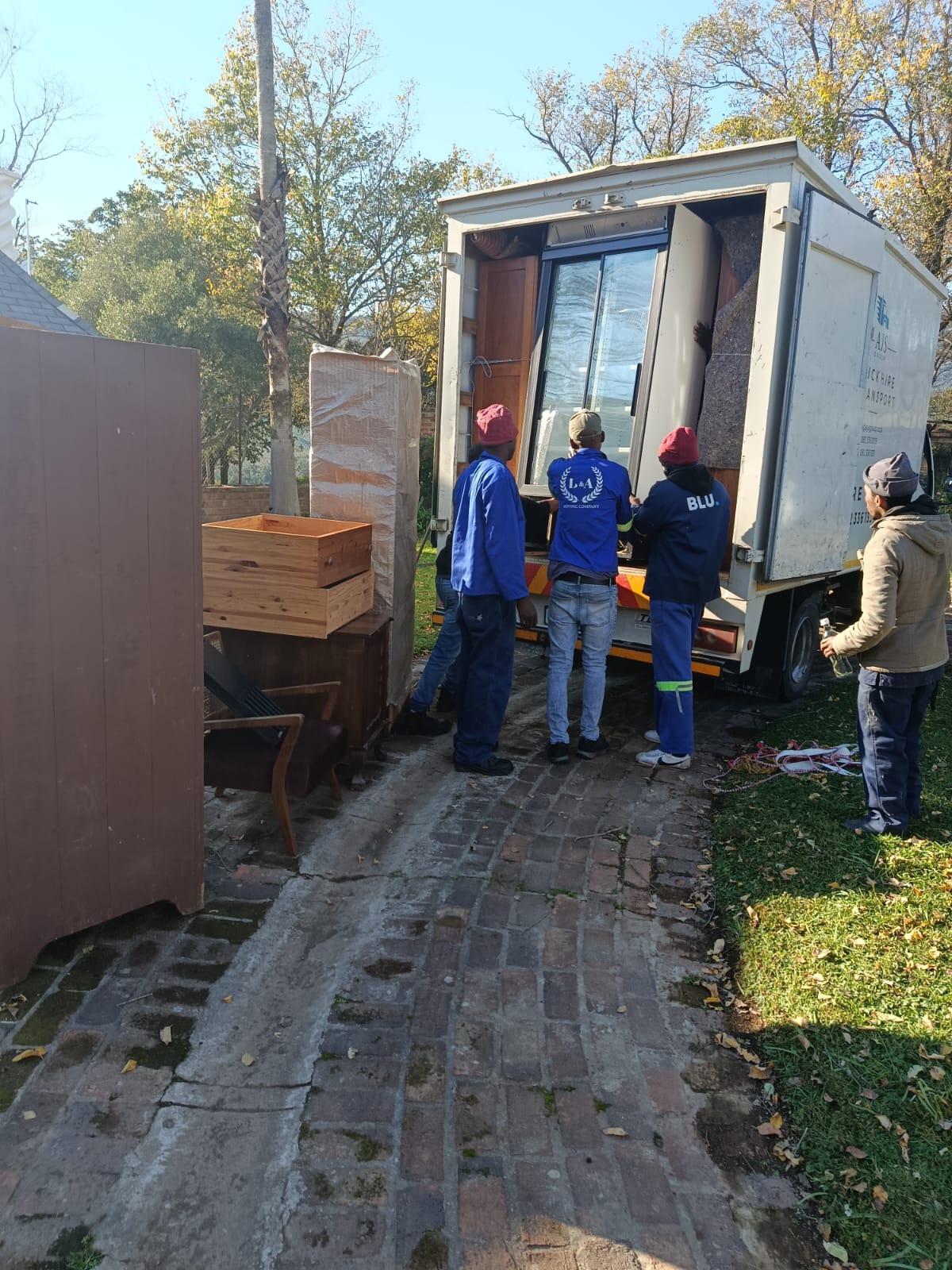 Work by D & A Moving Company