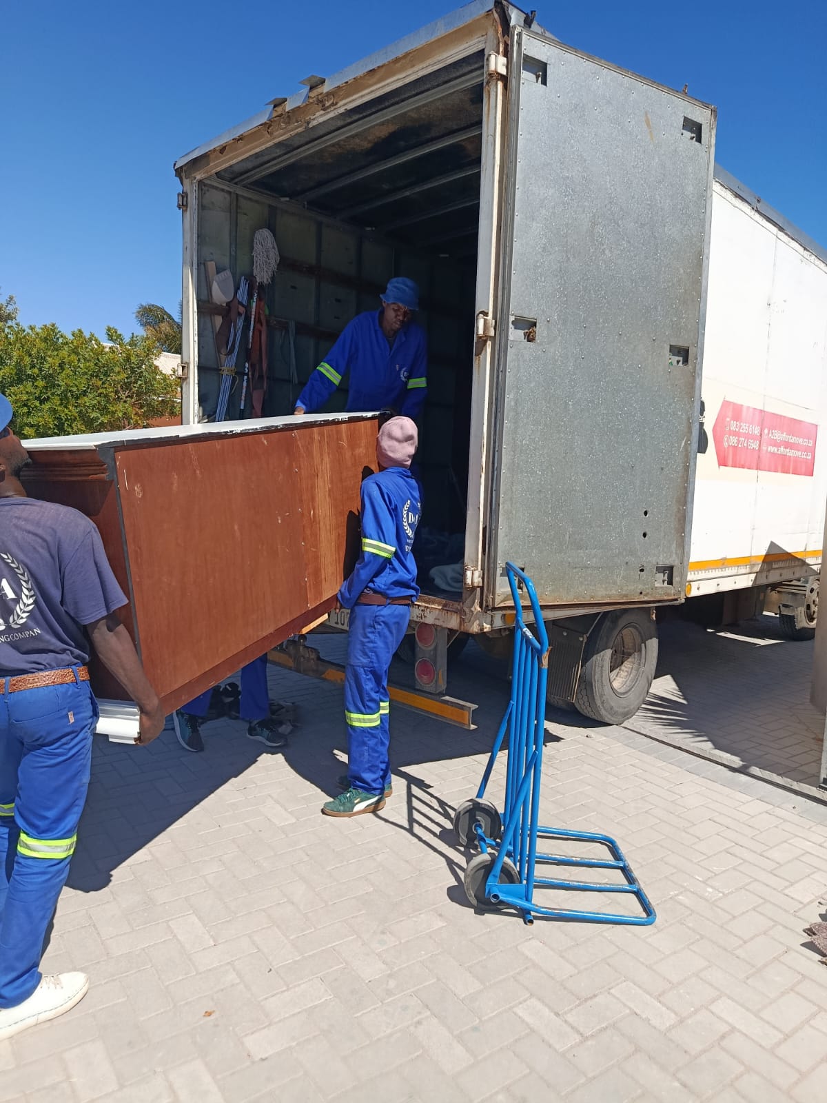 Work by D & A Moving Company